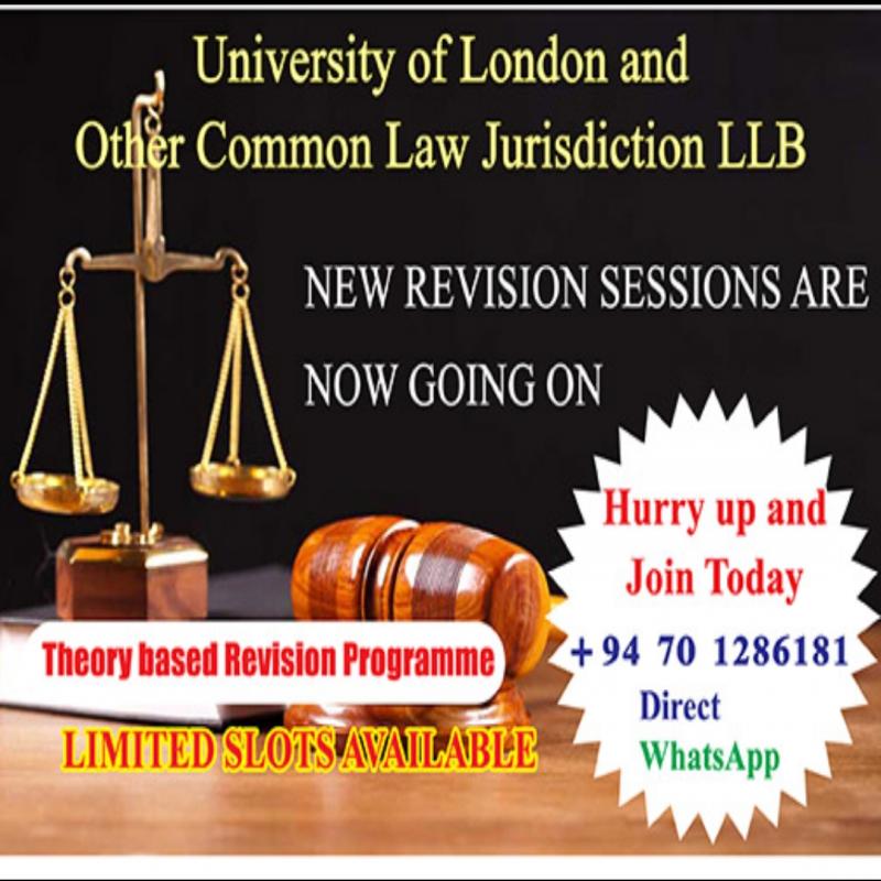 London LLB Theory Based Revision Sessions