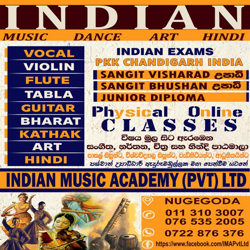 INDIAN MUSIC, DANCING, ART & HINDI LANGUAGE CLASSES