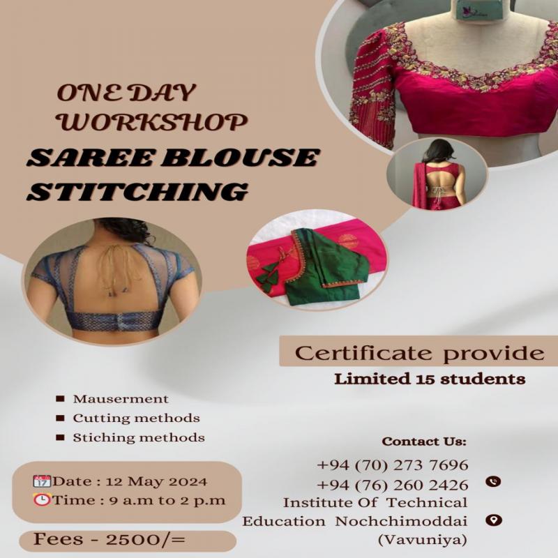 Saree Pleating One day WorkShop