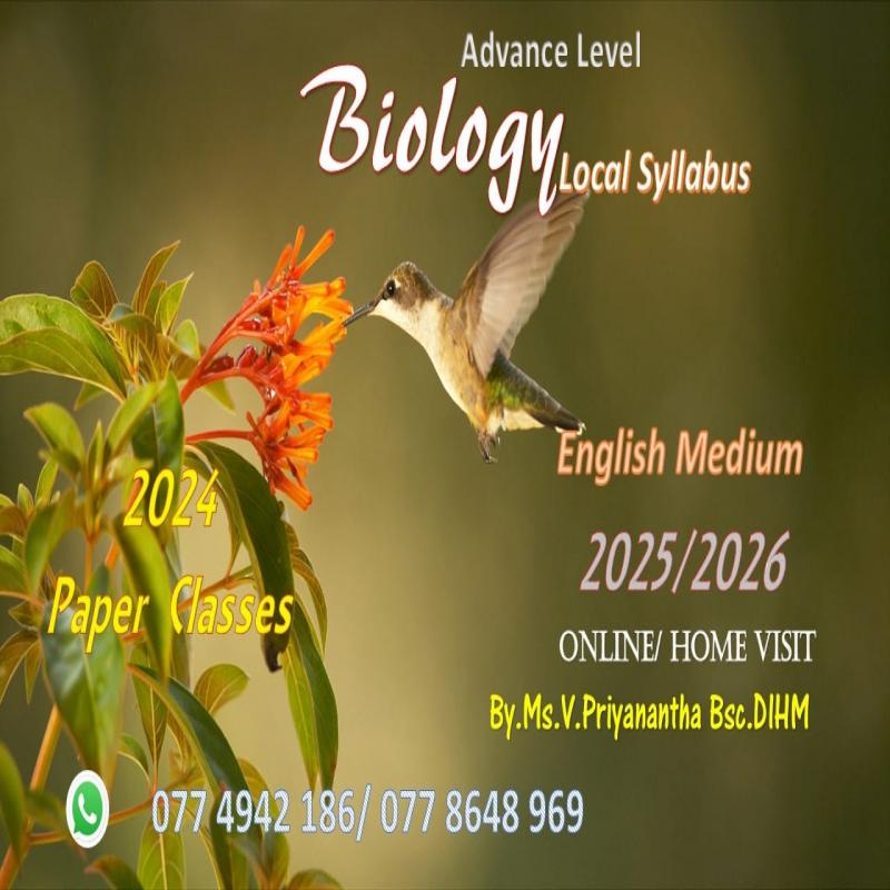 Bio - Class English medium