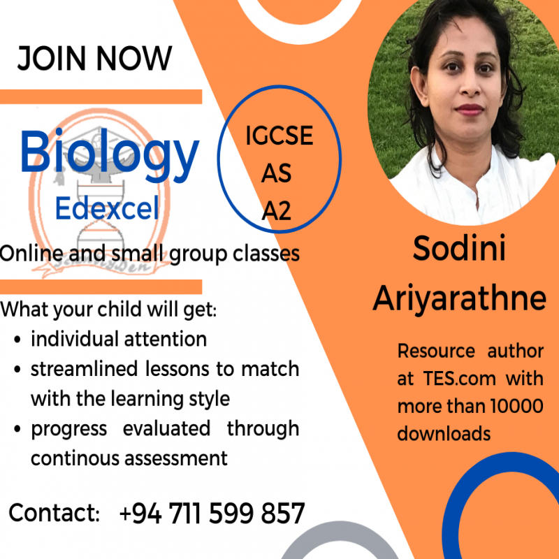 Biology classes for Edexcel IGCSE & IAL