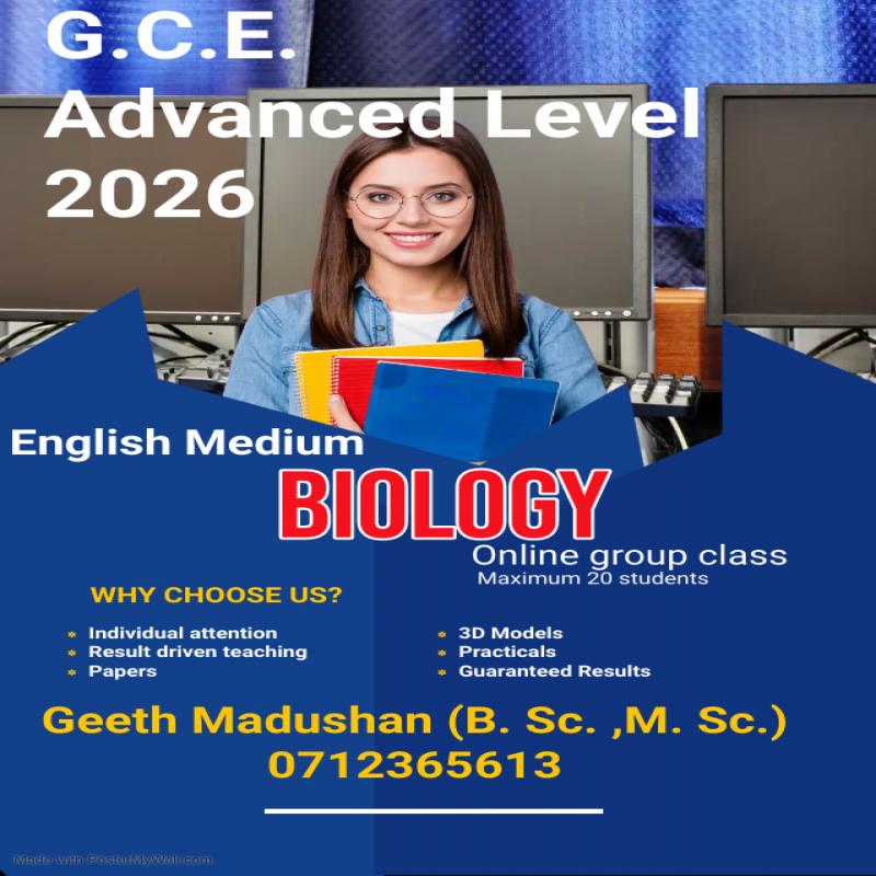Biology English Medium 2026