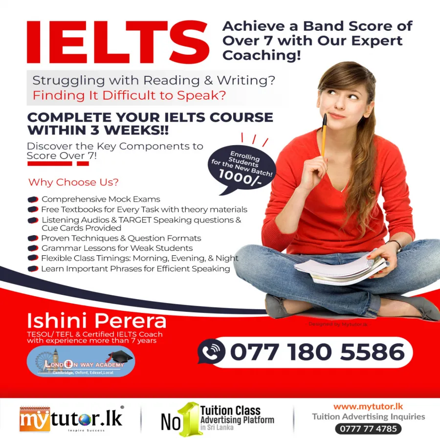 IELTS & Cambridge & Edexcel English Classes