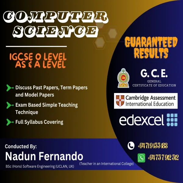 Computer Science / ICT - Cambridge / Local / Edexcel