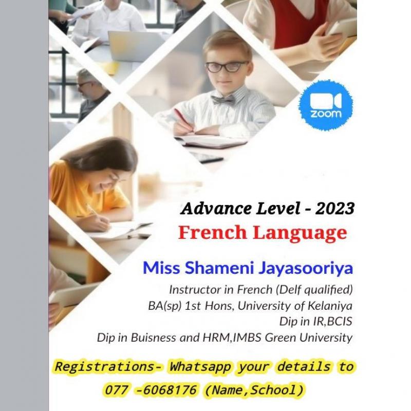 French Language - A/L 2023