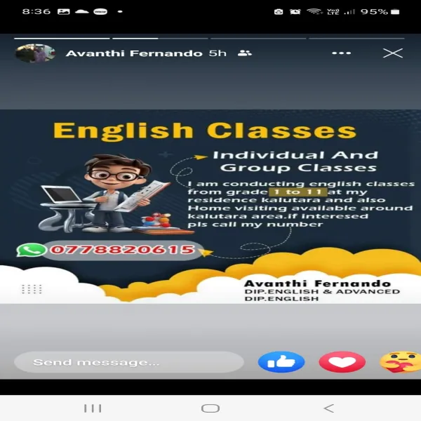 English Tuition Available