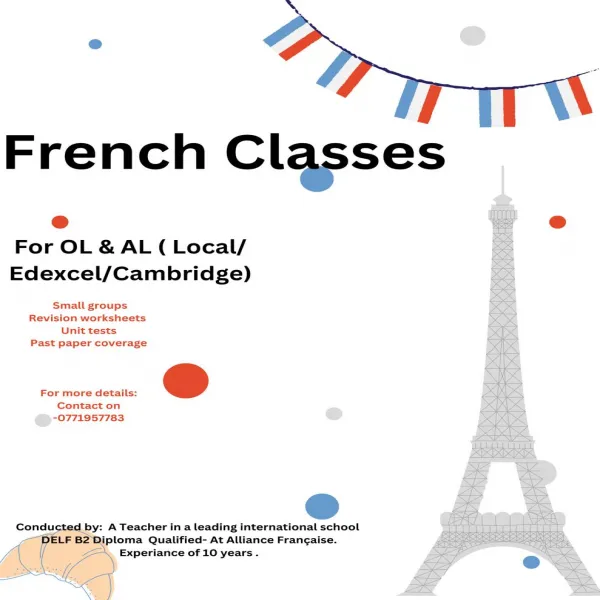 English / French tuition classes