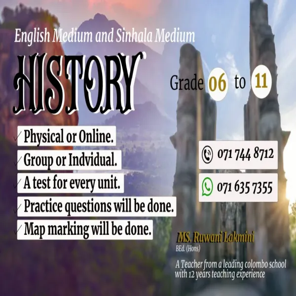 History Class Grade 6-11