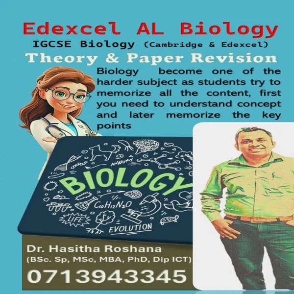 AL biology and IGCSE biology Edexcel and Cambridge