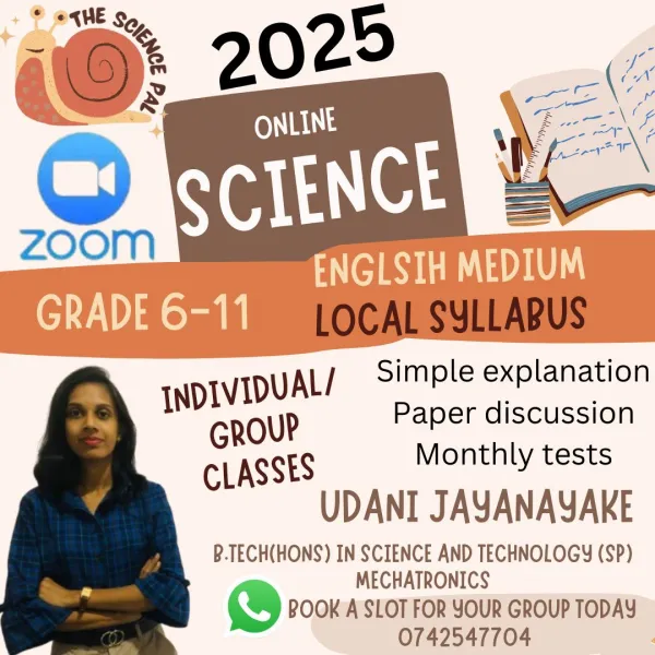 Science class English medium Local syllabus