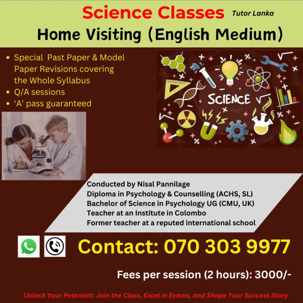 Science Classes (English Medium) - Home Visiting Individual