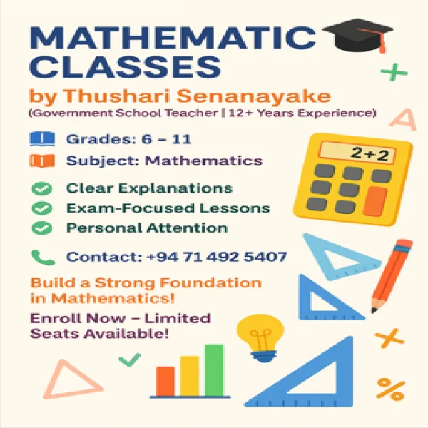 O/L Mathematics - Grade 6-11 (Sinhala Medium)