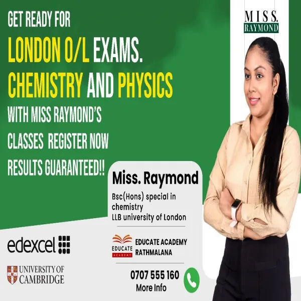 O-Level & A-Level Chemistry & Physics