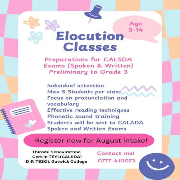 Elocution Classes