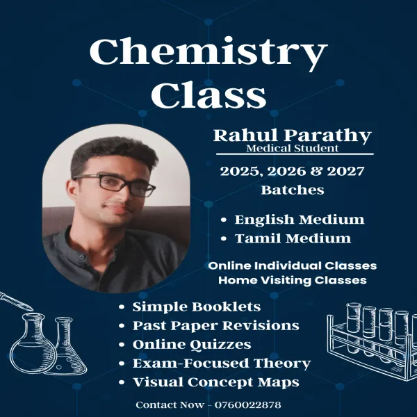 Chemistry Classes - English Medium