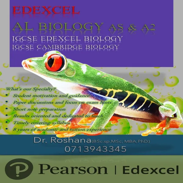 Edexcel AL Biology- AS and A2