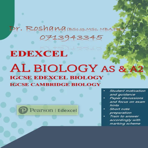 Edexcel Biology -AL