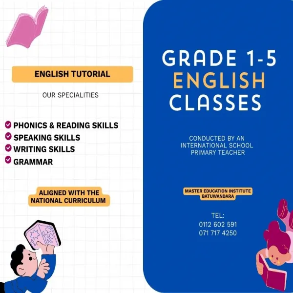 Grade 1-5 English Classes