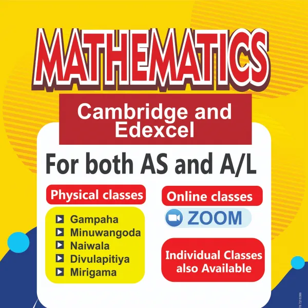 Mathematics for Cambridge and Edexcel AL students