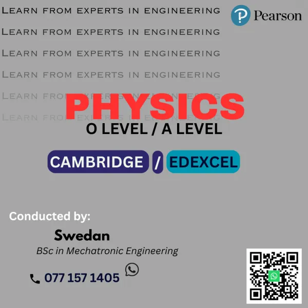 Edexcel AND CAMBRIDGE A LEVEL PHYSICS