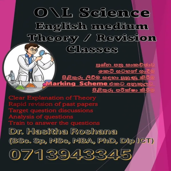 Science english medium OL