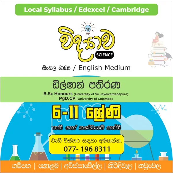 Science Classes for Grade 6 to O/L