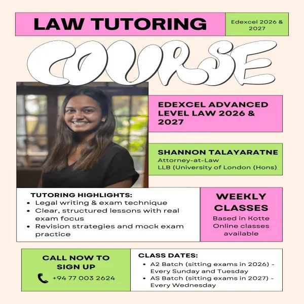 EDEXCEL A LEVEL LAW TUTOR