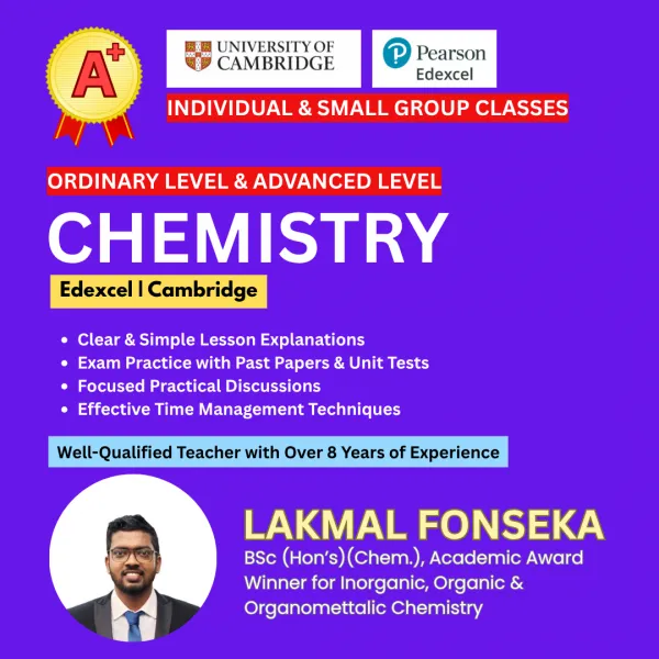 Chemistry - Edexcel/Cambridge - OL and AL