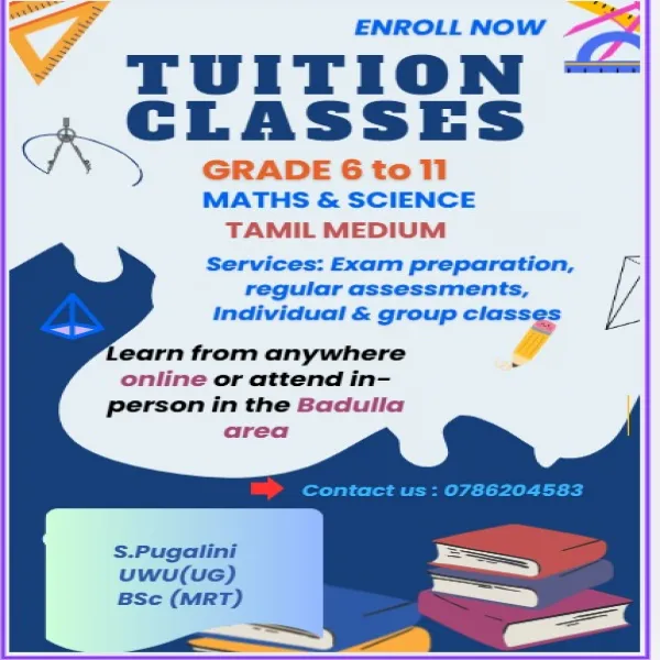 Maths science classes tamil medium