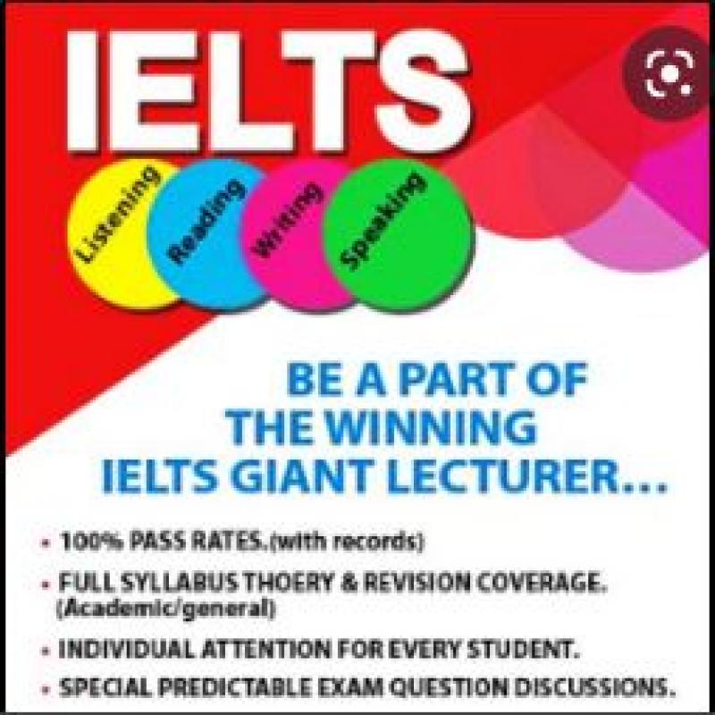 ONLINE IELTS CLASSES (GENERAL AND ACADEMICS)