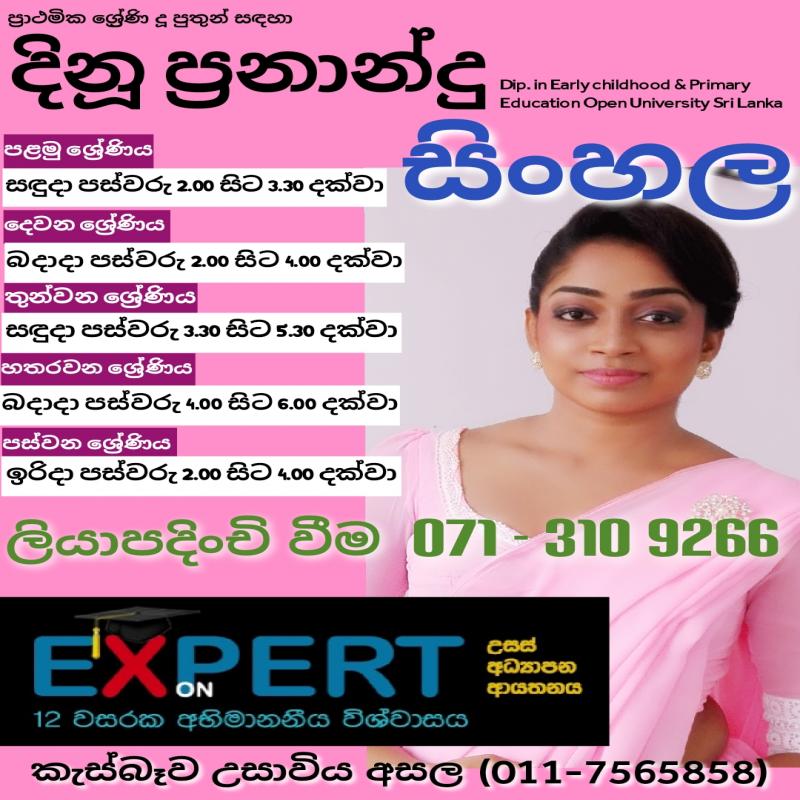 සිංහල පන්ති