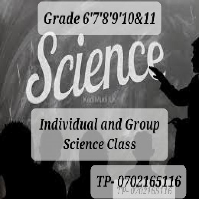 Grade 6-11 science class