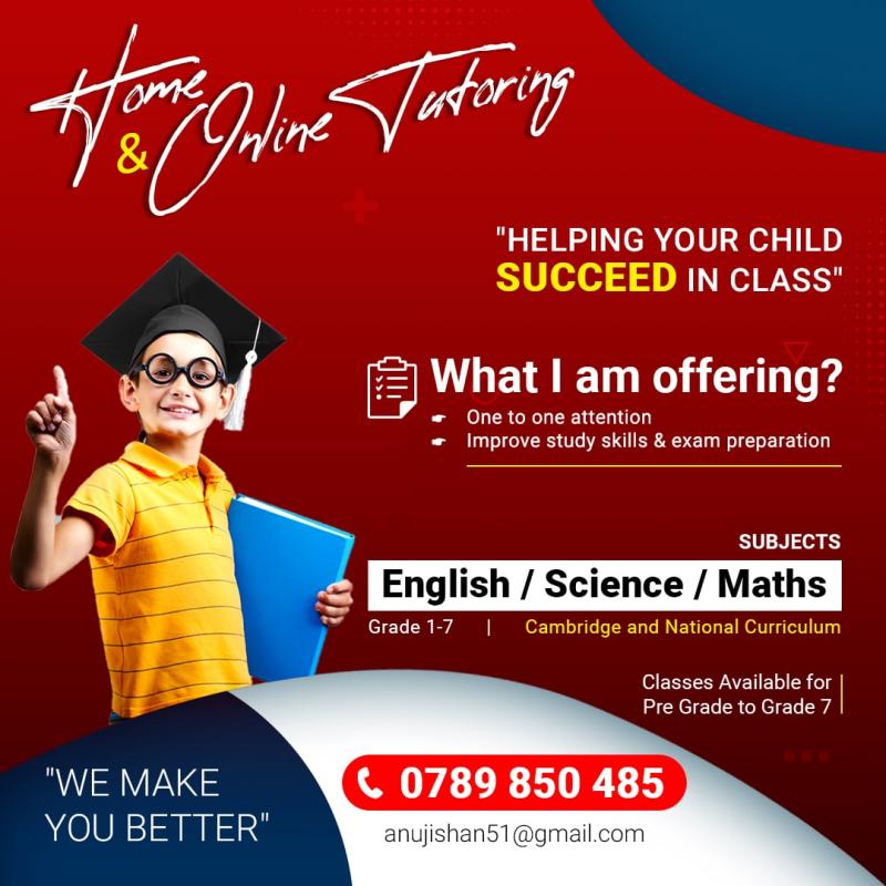 Home and Online Tutoring