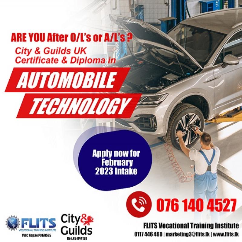 City & Guilds Level 2 Certificate and Level 3 Diploma in Automobile