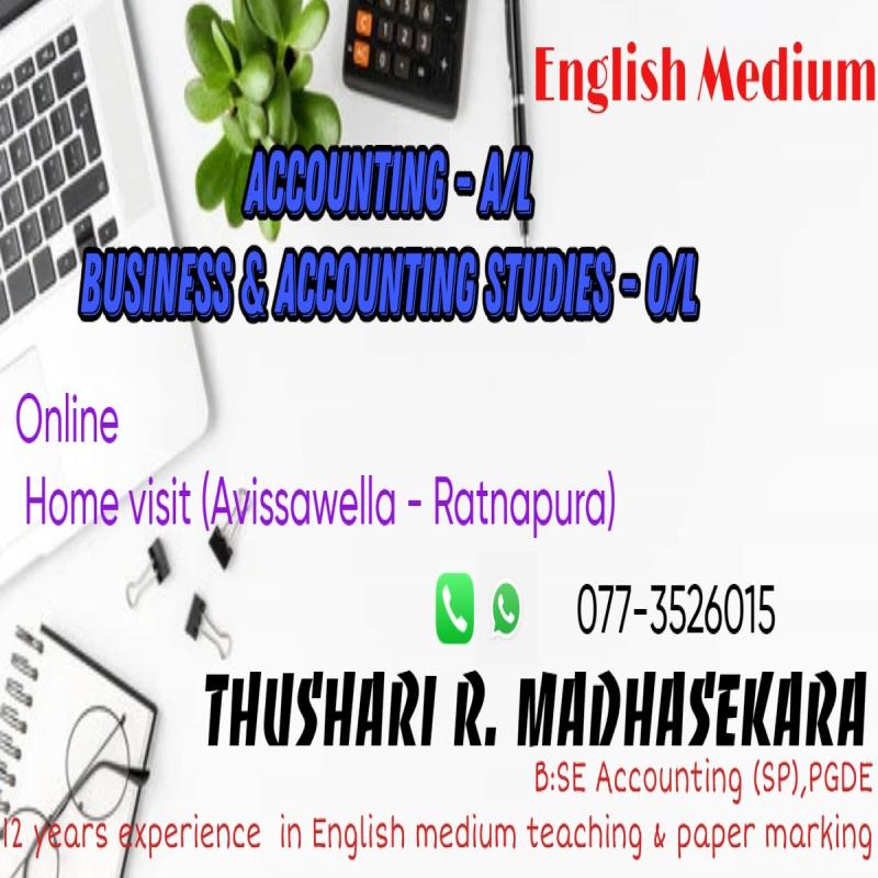 Accounting  A/L English medium
