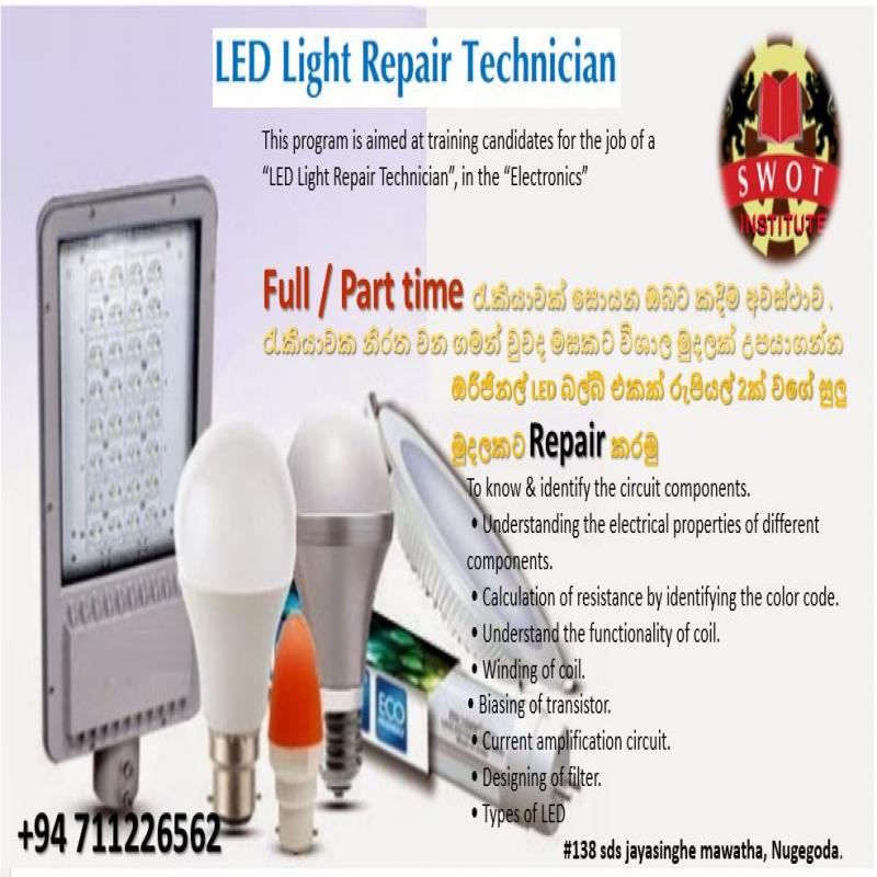 LED Light Repair Technician COURSE