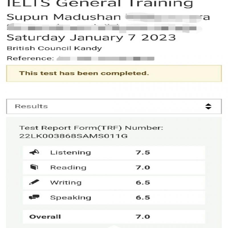 IELTS Indivdual Coaching Sessions