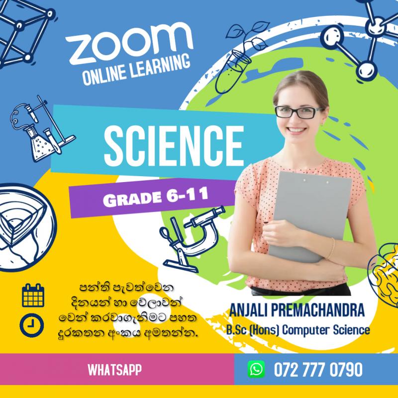 O/l Science English medium and Sinhala Medium