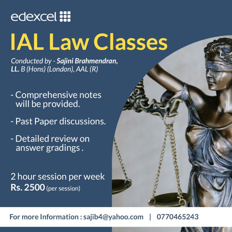 Edexcel A/L - Law Classes