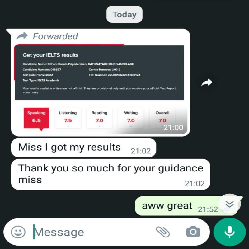 IETLS Individual Coaching Sessions