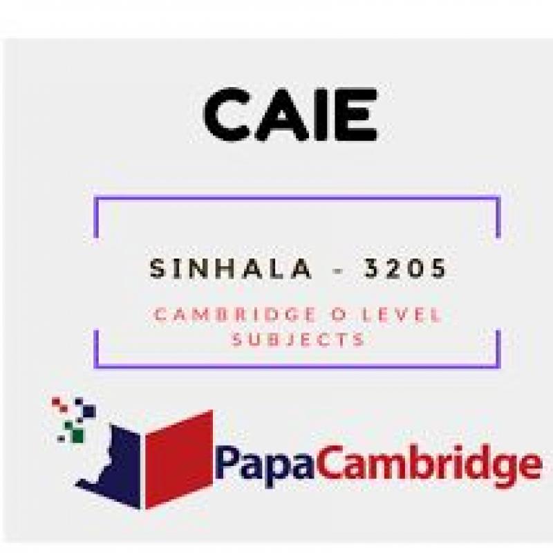 ONLINE / INDIVIDUAL SINHALESE CLASSES FOR EDEXCEL/CAMBRIDGE STUDENTS