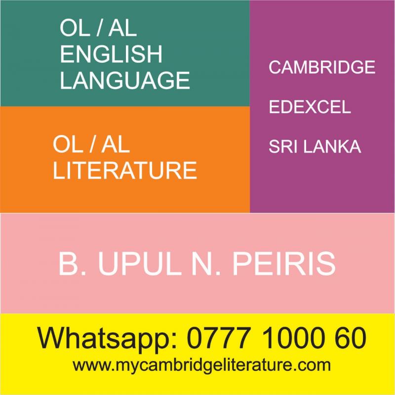 Tuition English Literature Language Cambridge Edexcel National